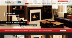 Desktop Screenshot of fireplacesunlimited.ca