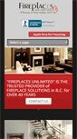 Mobile Screenshot of fireplacesunlimited.ca